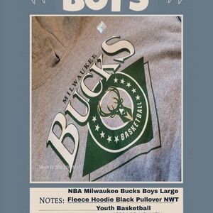 NBA Milwaukee Bucks Gray & Green Fleece Hoodie